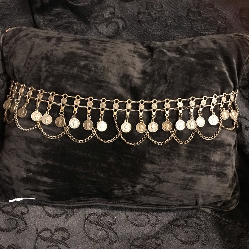 Vintage Bronze Tone Chain Link Belt